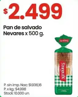 Changomas Nevares pan de salvado oferta