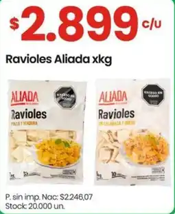 Changomas Aliada ravioles oferta