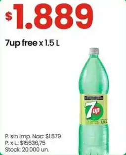 Changomas 7up free oferta