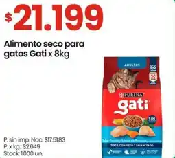 Changomas Gati alimento seco para gatos oferta