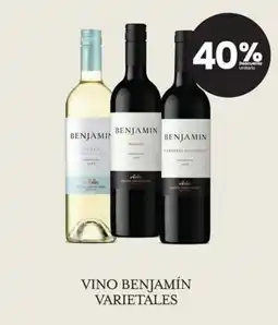 Changomas Vino benjamín varietales oferta