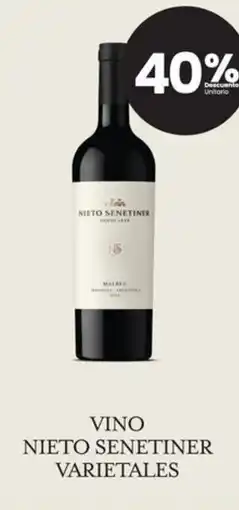 Changomas Vino nieto senetiner varietales oferta