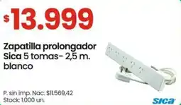 Changomas Sica zapatilla prolongador oferta