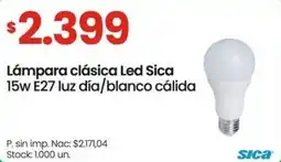 Changomas Sica Lámpara clásica LED oferta