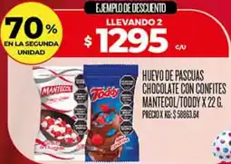 Supermercados DIA Mantecol/Toddy huevo de pascuas chocolate con confites oferta