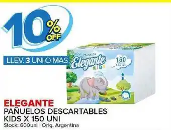 Carrefour Maxi Elegante Pañuelos Descartables Kids X 150 Uni oferta