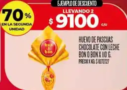 Supermercados DIA Bon o Bon huevo de pascuas chocolate con leche oferta