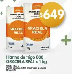 Supermercados Buenos Días Graciela Real harina de trigo 000 oferta