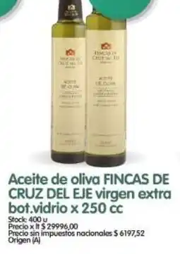 Supermercados Buenos Días Fincas de Cruz del Eje aceite de oliva virgen extra oferta