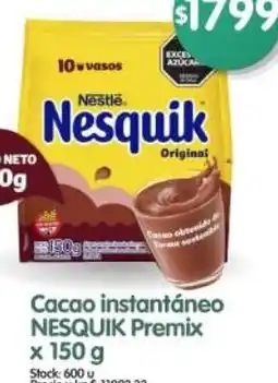 Supermercados Buenos Días Nesquik premix oferta