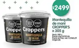 Supermercados Buenos Días Croppers mantequilla de mani oferta