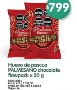 Supermercados Buenos Días Palmenaso huevo de pascua chocolate oferta