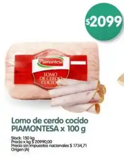 Supermercados Buenos Días Piamontesa lomo de cerdo cocido oferta