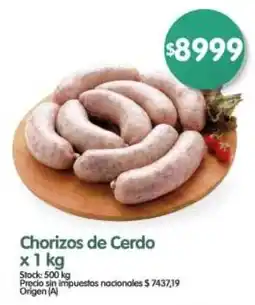 Supermercados Buenos Días Chorizos de cerdo oferta
