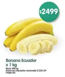 Supermercados Buenos Días Banana ecuador oferta