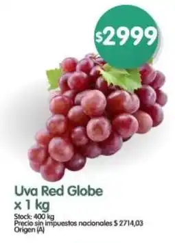 Supermercados Buenos Días Uva red globe oferta