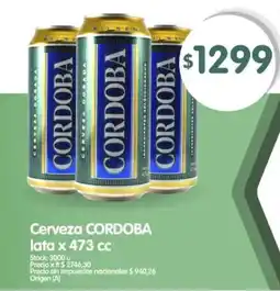 Supermercados Buenos Días Cordoba cerveza oferta