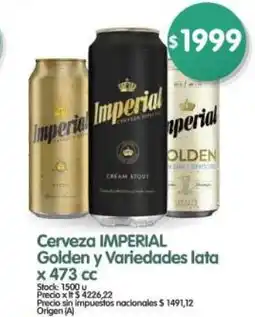 Supermercados Buenos Días Imperial golden cerveza oferta