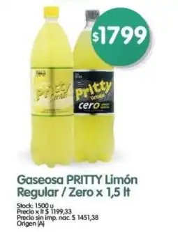 Supermercados Buenos Días Pritty limón oferta