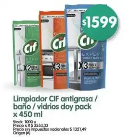 Supermercados Buenos Días Cif limpiador oferta