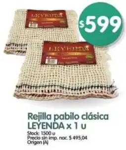 Supermercados Buenos Días Leyenda rejilla pabilo clásica oferta
