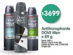 Supermercados Buenos Días Dove men antiperspirante oferta