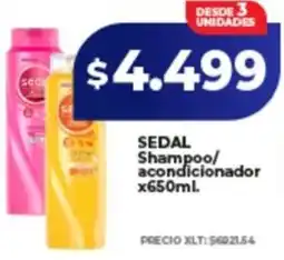 Supermayorista Vital Sedal shampoo/acondicionador oferta
