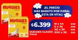 Supermayorista Vital Huggies classic pañal oferta