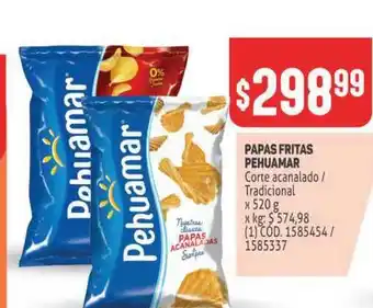 Makro Papas Fritas Pehuamar x 520g oferta
