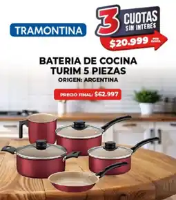 Supermayorista Vital Tramontina bateria de cocina turim oferta