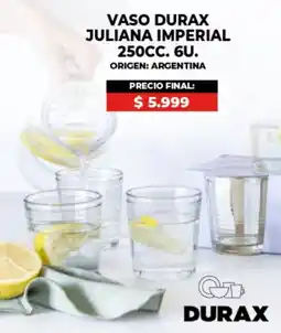 Supermayorista Vital Durax vaso juliana imperial oferta