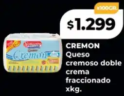 Supermayorista Vital Cremon queso cremoso doble crema fraccionado oferta