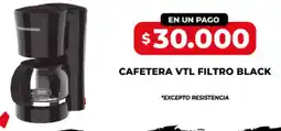 Supermayorista Vital VTL cafetera filtro black oferta