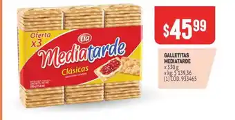 Makro Mediatarde Galletitas x 330g oferta