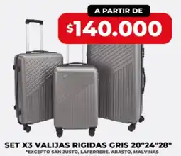 Supermayorista Vital Set x3 valijas rigidas oferta