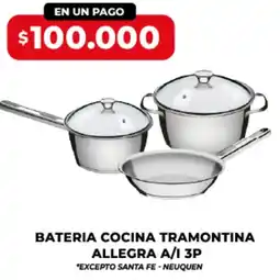 Supermayorista Vital Tramontina bateria cocina allegra oferta