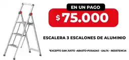 Supermayorista Vital Escalera 3 escalones de aluminio oferta