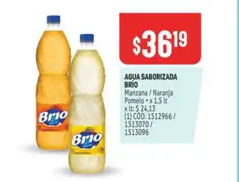 Makro Brio Agua Saborizada 1,5lt oferta