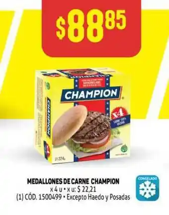 Makro Champion Medallones De Carne x 4u oferta