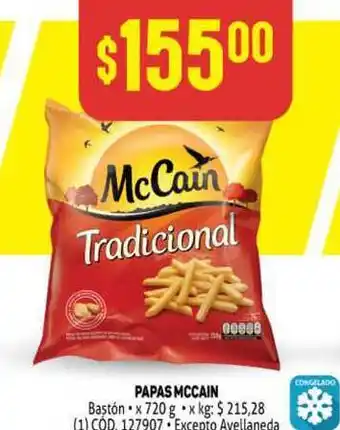 Makro Mccain Papas 720g oferta