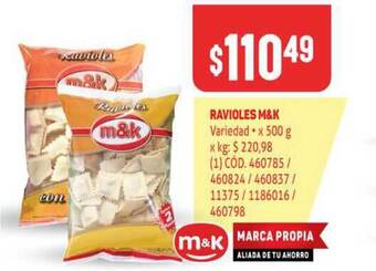 Makro Ravioles M&k x 500g oferta