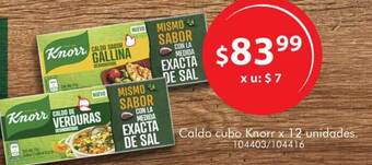 Makro Knorr Caldo Cubo x 12 unidades oferta
