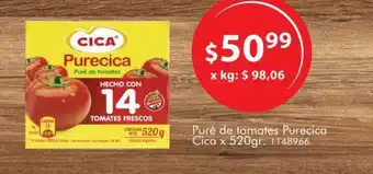 Makro Purecica Puré De Tomates Cica X 520gr. oferta