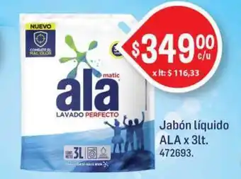 Makro Ala Jabón Liquido X 3lt. oferta