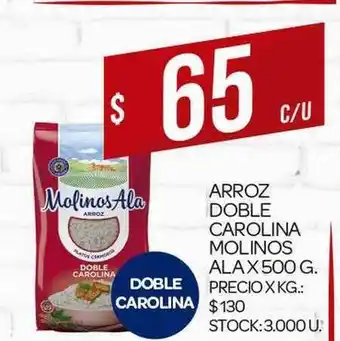 Supermercados DIA Molinos Ala Arroz Doble Carolina oferta