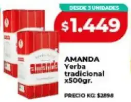 Supermayorista Vital Amanda amanda yerba tradicional oferta