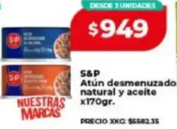 Supermayorista Vital S&P atún desmenuzado natural y aceite oferta