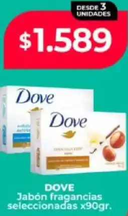 Supermayorista Vital Dove jabón fragancias seleccionadas oferta