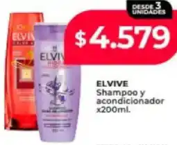 Supermayorista Vital Elvive shampoo y acondicionador oferta