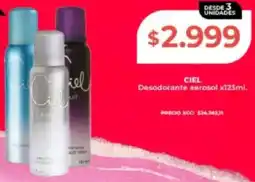 Supermayorista Vital Ciel desodorante aerosol oferta